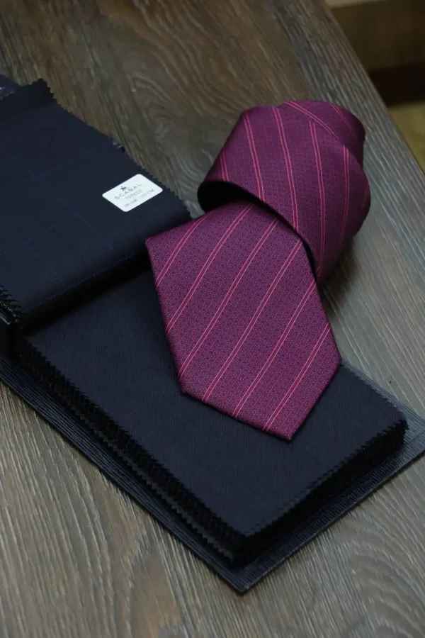 Галстук Burgundy Stripe